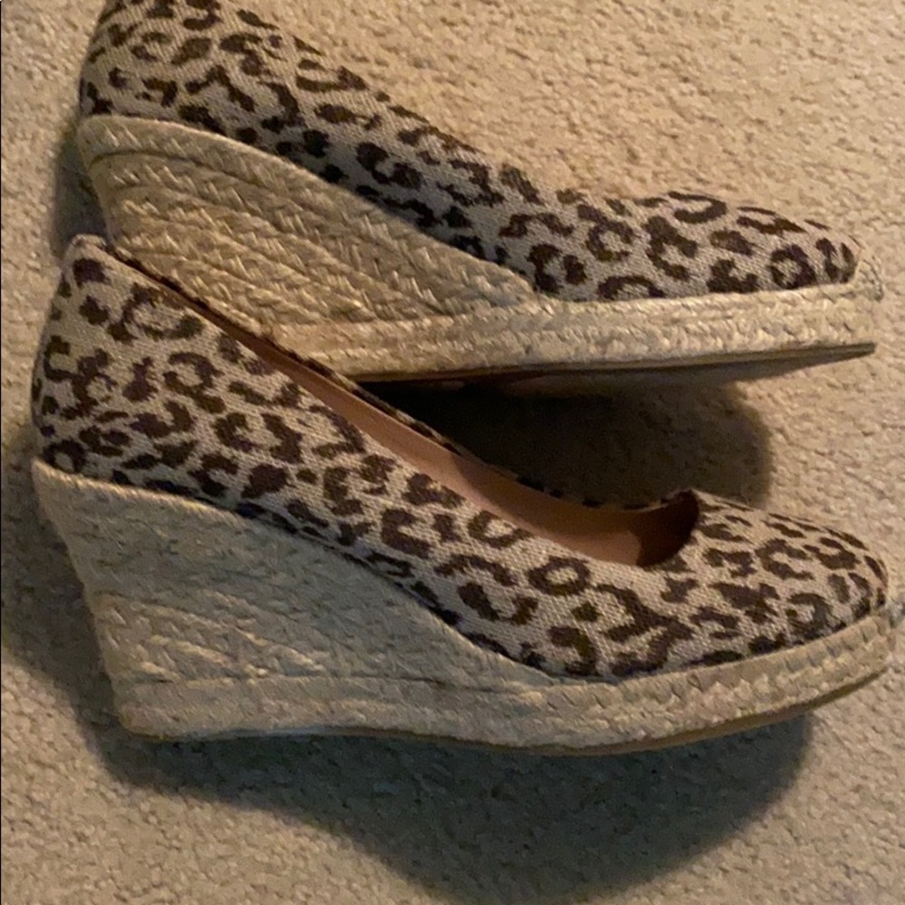 Animal print espadrilles
